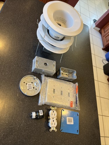 Lot misc electrical items - lot, of