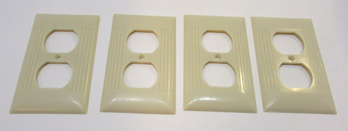 Old patterned ivory plastic - 4,
